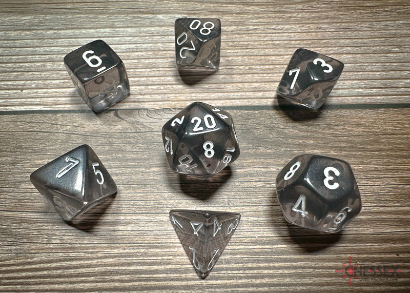 Chessex Polyhedral 7 Die Würfel-Set Opaque Gelb/Schwarz