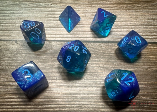 Chessex Polyhedral 7 Die Würfel-Set Opaque Gelb/Schwarz