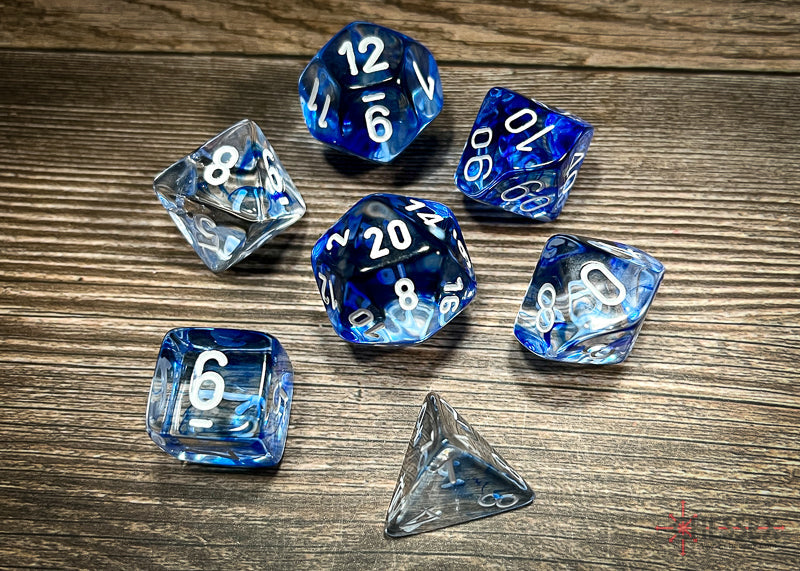 Chessex Polyhedral 7 Die Würfel-Set Opaque Gelb/Schwarz