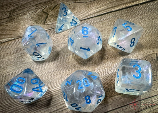 Chessex Polyhedral 7 Die Würfel-Set Opaque Gelb/Schwarz