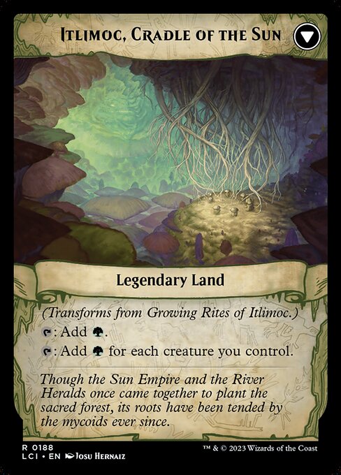 Growing Rites of Itlimoc // Itlimoc, Cradle of the Sun - Back Face