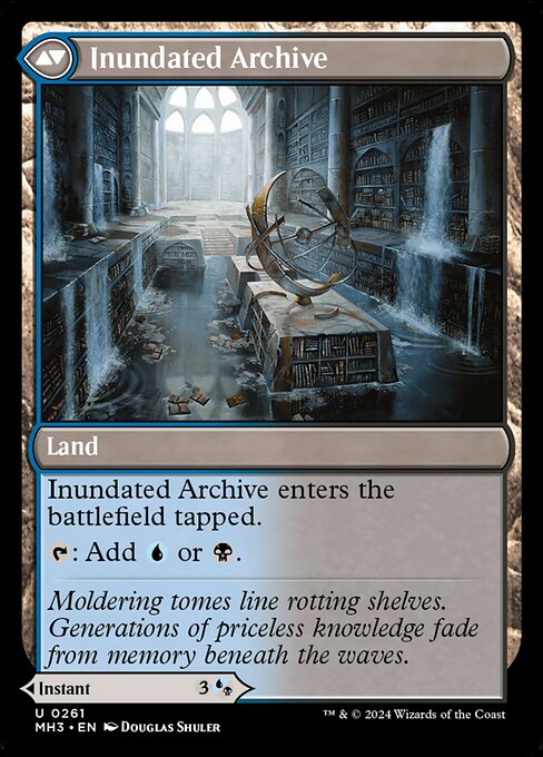 Waterlogged Teachings // Inundated Archive - Back Face