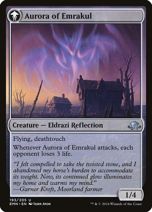 Cryptolith Fragment // Aurora of Emrakul - Back Face