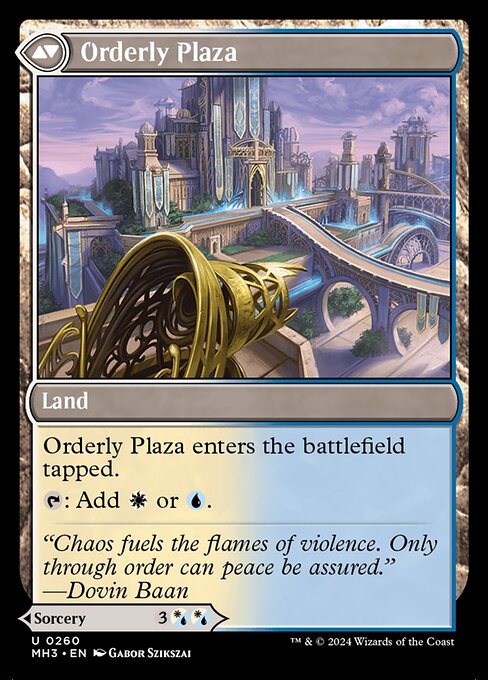 Suppression Ray // Orderly Plaza - Back Face