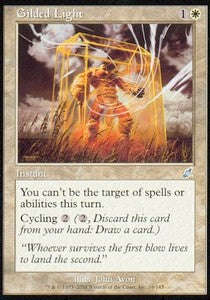 Güldenes Licht SCG-16 Uncommon Light Played Deutsch