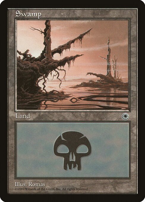 Swamp (V.1) POR- Land Light Played Englisch