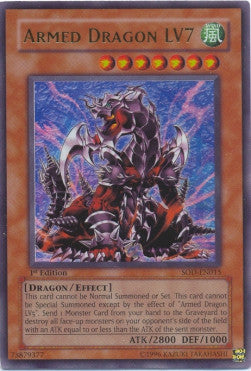 Armed Dragon LV7 SOD-015 Ultra Rare Near Mint Englisch