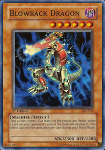 Rückstoß-Drache AST-022 Ultra Rare Light Played Deutsch 1. Auflage