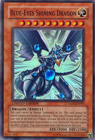 Blue-Eyes Shining Dragon MOV- Super Rare Poor Englisch