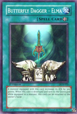 Butterfly Dagger - Elma DCR-032 Super Rare Light Played Englisch