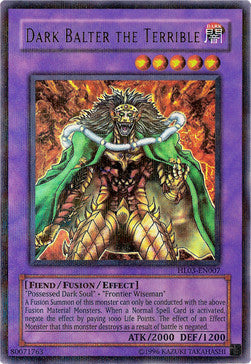 Dark Balter the Terrible HL03-007 Ultra Parallel Rare Light Played Englisch
