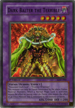 Dark Balter the Terrible LOD-002 Super Rare Excellent Englisch 1. Auflage
