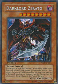 Finsterlord Zerato PTDN-081 Secret Rare Excellent Deutsch