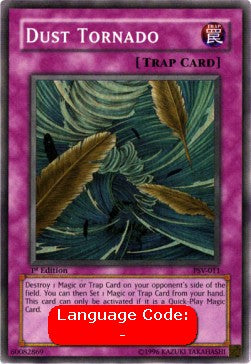 Dust Tornado PSV-011 Super Rare Poor Englisch