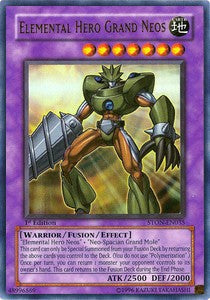 Elementar-HELD Grand Neos (V.1) STON-035 Ultra Rare Poor Deutsch 1. Auflage
