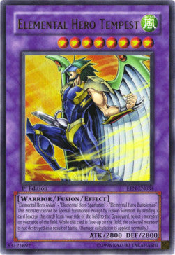 Elementar-HELD Tempest (V.1) EEN-034 Ultra Rare Good Deutsch 1. Auflage