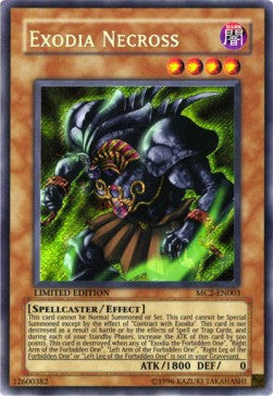 Exodia Necross MC2-003 Secret Rare Excellent Englisch