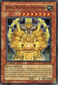 Exxod, Meister der Wache SD7-001 Ultra Rare Played Deutsch 1. Auflage
