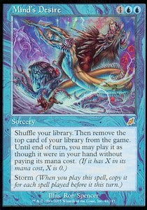 Mind's Desire SCG-41 Rare Good Englisch