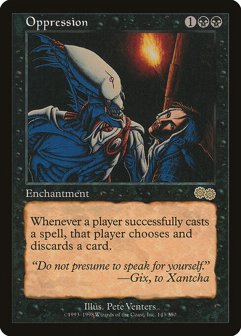 Oppression USG-143 Rare Light Played Englisch