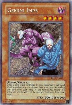 Zwillingsunholde PP01-DE005 Secret Rare PO Deutsch