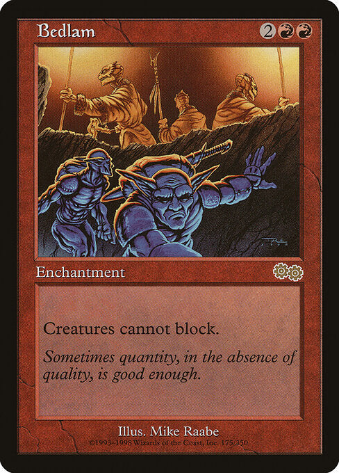 Bedlam USG-175 Rare Light Played Englisch