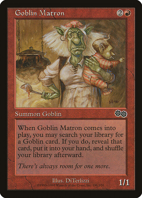 Goblin Matron USG-191 Common Excellent Englisch