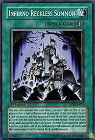 Infernomissachtende Beschwörung DP2-025 Super Rare Excellent Deutsch