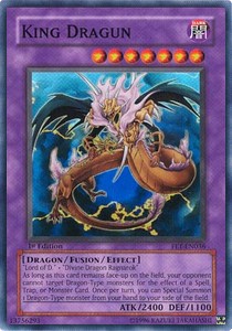 König Dragoon (V.1) FET-036 Super Rare Light Played Deutsch
