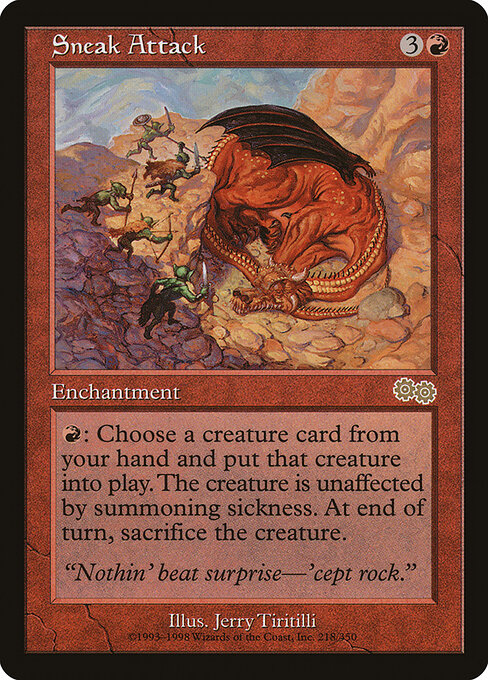 Sneak Attack USG-218 Rare Good Englisch