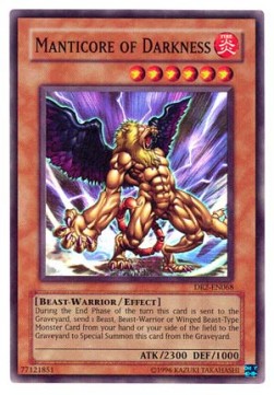 Manticore der Finsternis DR2-068 Super Rare Near Mint Deutsch