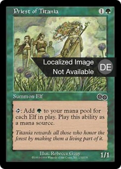 Titanias Priesterin USG-270 Common Light Played Deutsch
