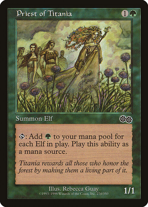 Priest of Titania USG-270 Common Light Played Englisch