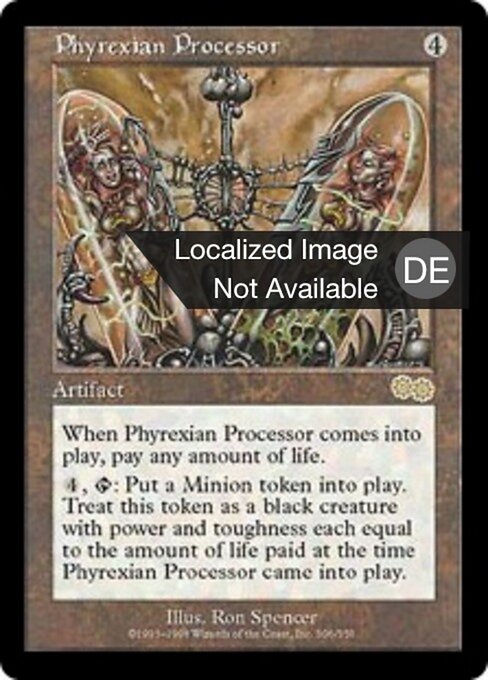 Phyrexianischer Verwerter USG-306 Rare Played Deutsch