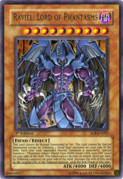 Raviel, Herr der Phantome SOI-DE003 Ultra Rare Light Played Deutsch