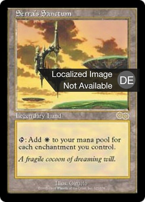 Serras Heiligtum USG-325 Rare Light Played Deutsch