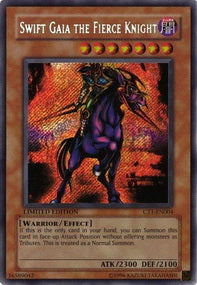 Swift Gaia the Fierce Knight CT1-004 Secret Rare Light Played Englisch