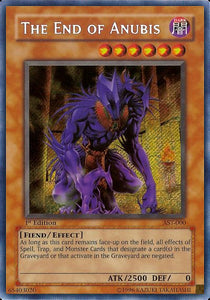 Das Ende Von Anubis AST-000 Secret Rare Played Deutsch 1. Auflage