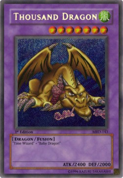 Thousand Dragon MRD-143 Secret Rare Light Played Englisch