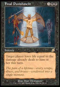 Letzte Bestrafung SCG-67 Rare Light Played Deutsch