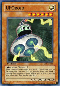 UFOroid (V.1) CRV-010 Super Rare Light Played Deutsch 1. Auflage