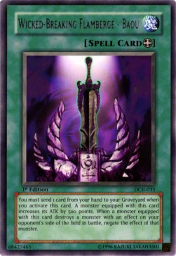Wicked-Breaking Flamberge - Baou DCR-035 Rare Excellent Englisch 1. Auflage