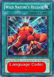 Wild Nature's Release IOC-033 Super Rare Excellent Englisch