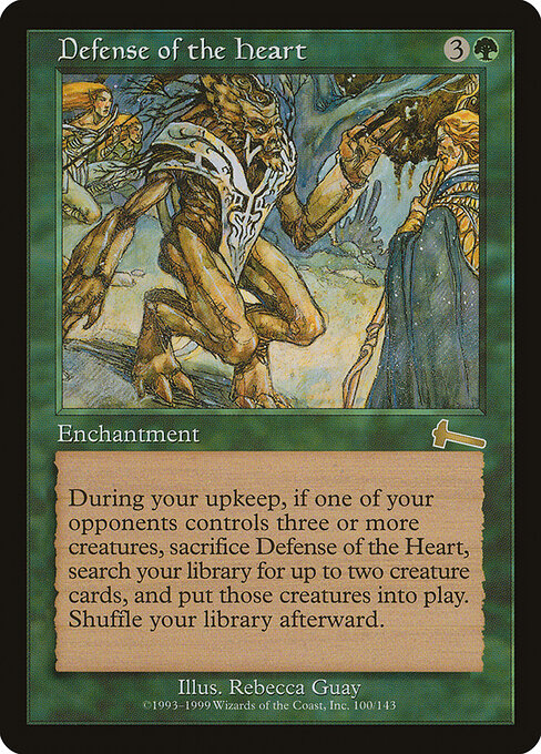 Defense of the Heart ULG-100 Rare Light Played Englisch