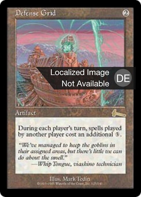 Verteidigungsraster ULG-125 Rare Light Played Deutsch