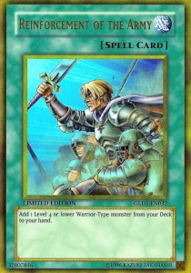 Verstärkung für die Armee GLD1-DE032 Gold Rare Light Played Deutsch