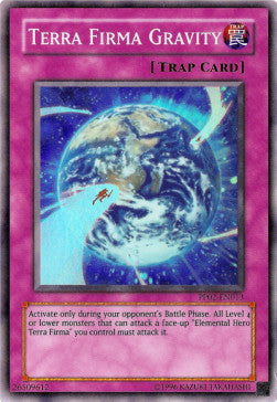Terra Firma Gravitation (V.1) PP02-013 Super Rare Light Played Deutsch