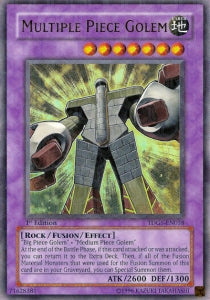 Mehrteilgolem (V.1) TDGS-038 Ultra Rare Light Played Deutsch