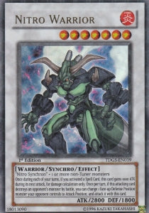 Nitrokrieger (V.1) TDGS-039 Ultra Rare Light Played Deutsch 1. Auflage