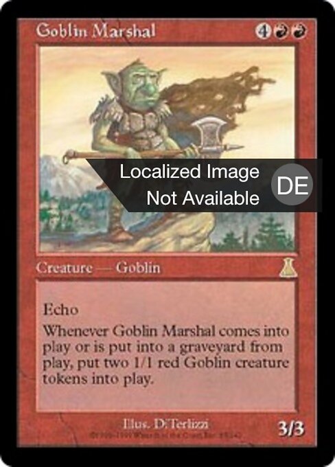 Goblinfeldmarschall UDS-85 Rare Light Played Deutsch